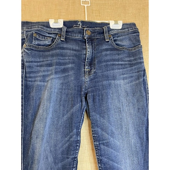 7 FOR ALL MANKIND Roxanne Skinny Jeans Women's Size 32 - Picture 3 of 7